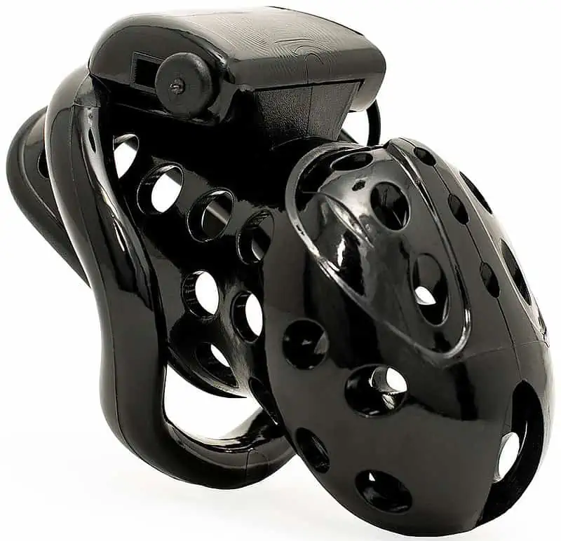 Cage De Chasteté Résine La Punition - Noire – Image 4