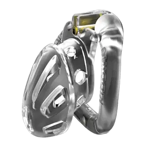 Cage De Chasteté Résine Grizzli Transparent S