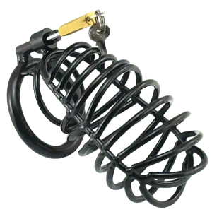 Cage De Chasteté Homme - Métal - Panier