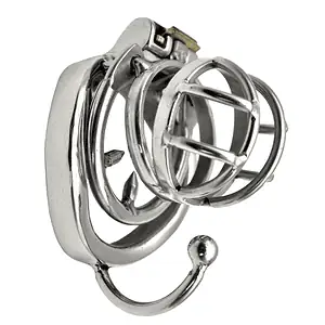 Cage De Chasteté Métal - Homme - Moon S