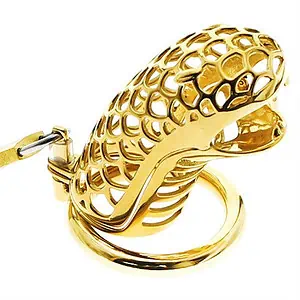 Cage De Chasteté Homme - Métal - Godzilla Or