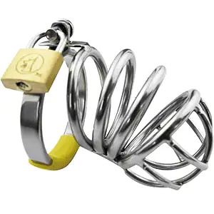 Cage De Chasteté Homme - Métal - Snack Xl