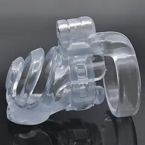 Cage De Chasteté Résine Prince Albert Transparent