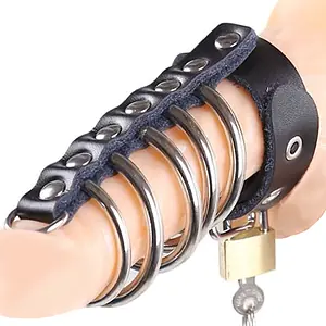 Cage De Chasteté Cuir Le Blason L