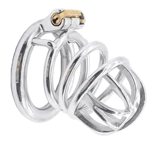 Cage De Chasteté Acier Le Corbeau M