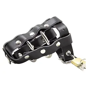 Cage De Chasteté Cuir L'Armure
