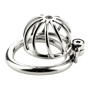 Cage De Chasteté Homme - Métal - Micro Tube