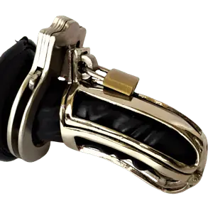 Cage De Chasteté Homme - Métal - Menotte