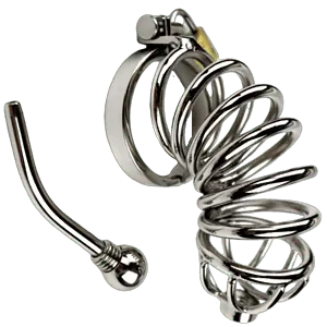 Cage De Chasteté Urètre - Métal - Jail Xl