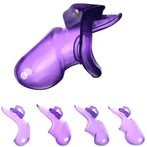 Cage De Chasteté Résine V3 Violet