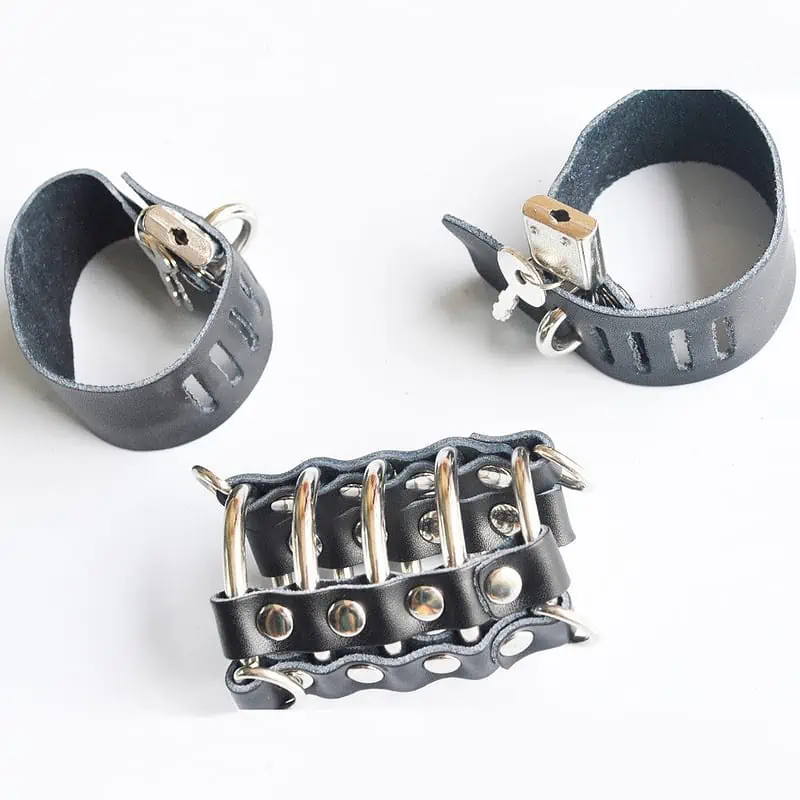Cage De Chasteté Cuir L'Arsenal – Image 4