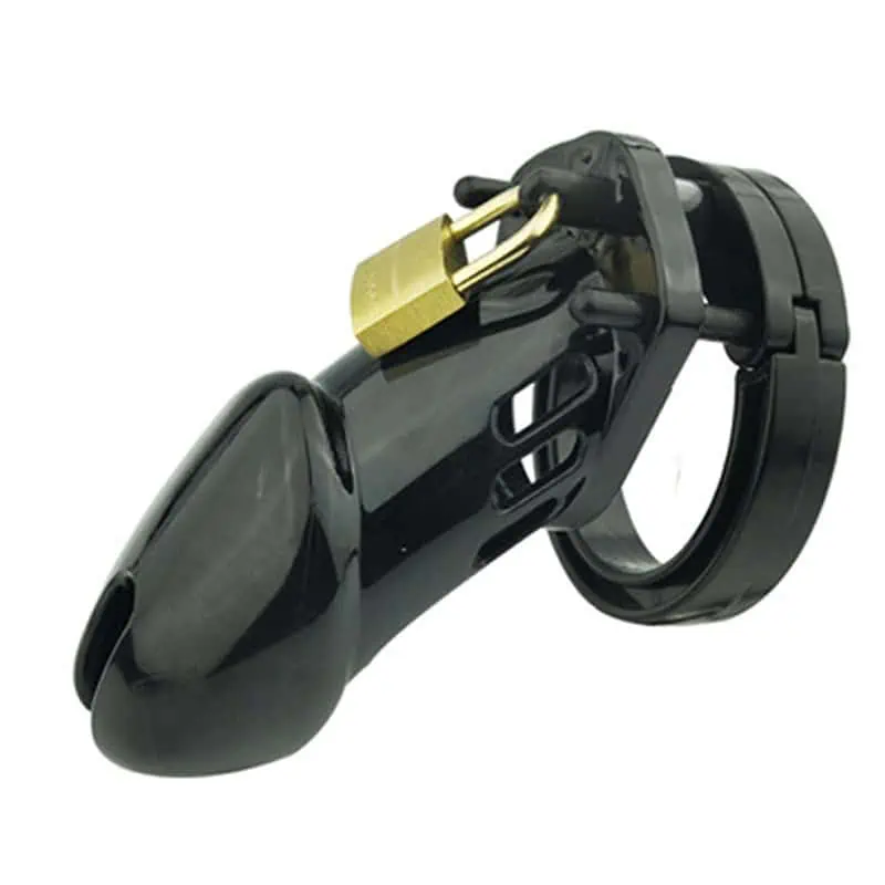 Cage De Chasteté Plastique Gb 6000 Noire – Image 4
