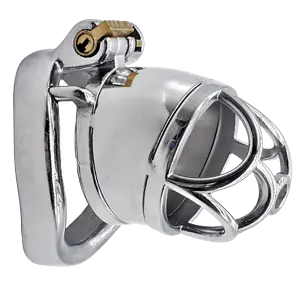 Cage De Chasteté Homme - Métal - Deepflower S