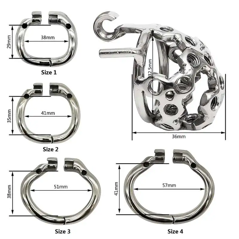 Cage De Chasteté Homme - Vis - La Piqûre – Image 3