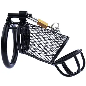Cage De Chasteté Homme - Métal - Grillage
