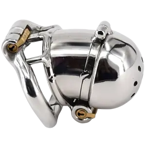 Cage De Chasteté Métal - Homme - Double Serrure