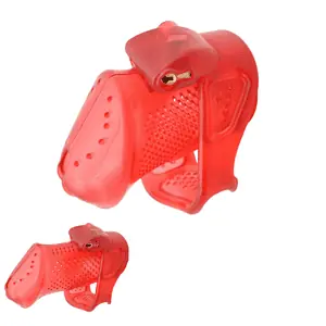 Cage De Chasteté Résine La Sentence Rouge