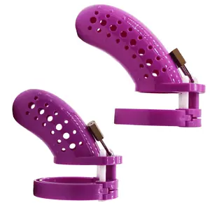 Cage De Chasteté Plastique Fx 10 Violet