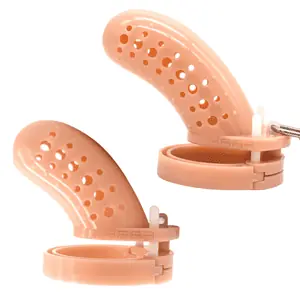 Cage De Chasteté Plastique Fx 10 Beige