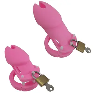 Cage De Chasteté Silicone Gb 6000 Rose