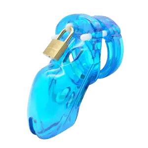 Cage De Chasteté Plastique Gb 3000 Bleu-Ciel