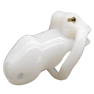 Cage De Chasteté Résine Gb 3000 Blanc