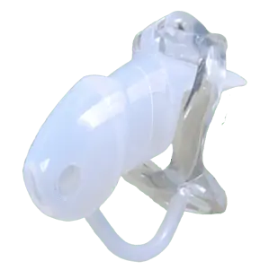 Cage De Chasteté Résine Gb 7000 Blanc
