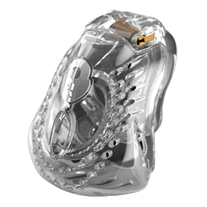 Cage De Chasteté Résine Bouclier Transparent