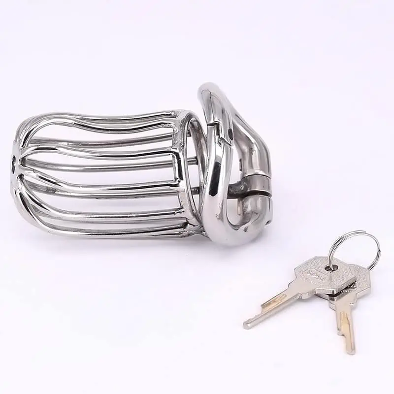 Cage De Chasteté Homme - Métal - The Chrome Ball L – Image 4