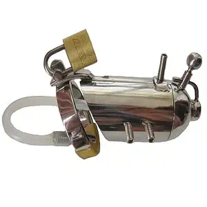 Cage De Chasteté Sonde Urètre - Vis - Bouteille