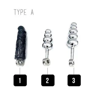 Ceinture De Chasteté Accessoire - Plug Anal & Dildo - Type A