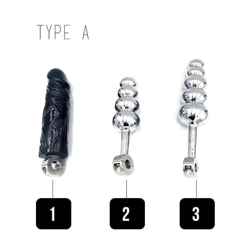 Ceinture De Chasteté Accessoire - Plug Anal & Dildo - Type A