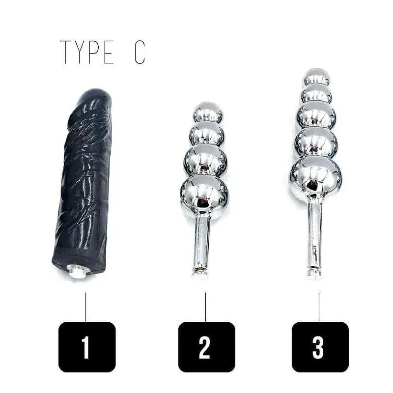 Ceinture De Chasteté Accessoire - Plug Anal & Dildo - Type C