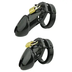 Cage De Chasteté Plastique Gb 6000 Noire