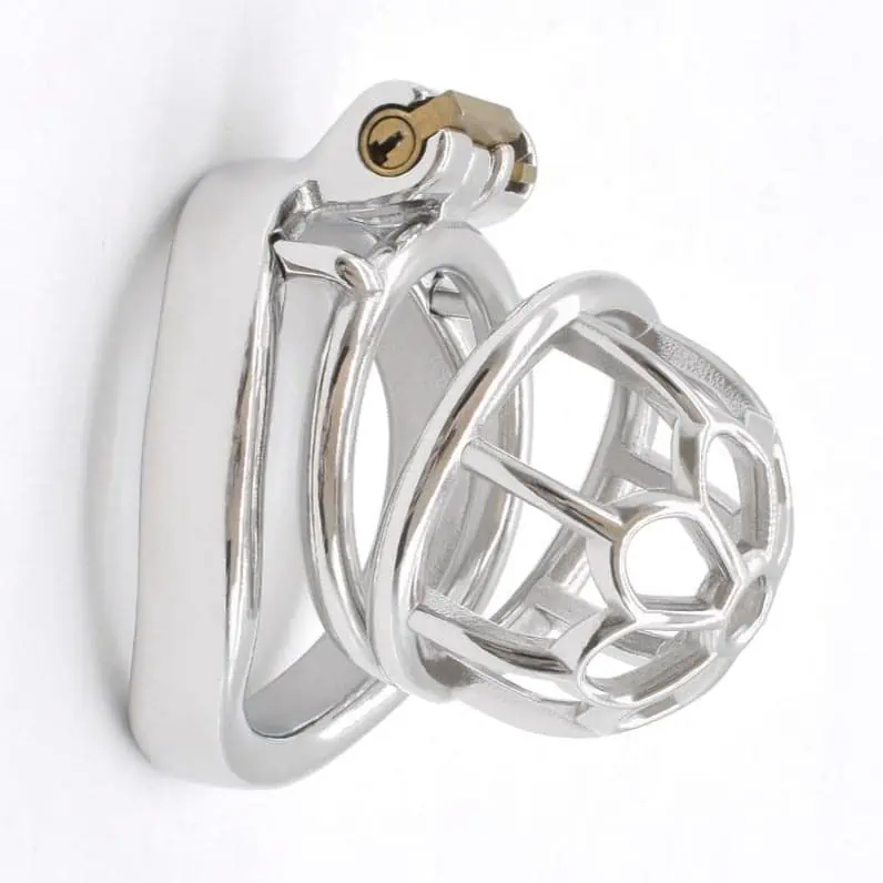 Cage De Chasteté Homme - Métal - Little Flower M – Image 2