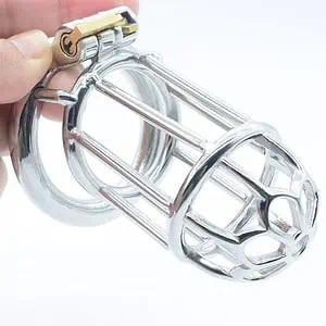 Cage De Chasteté Homme - Métal - Crotale