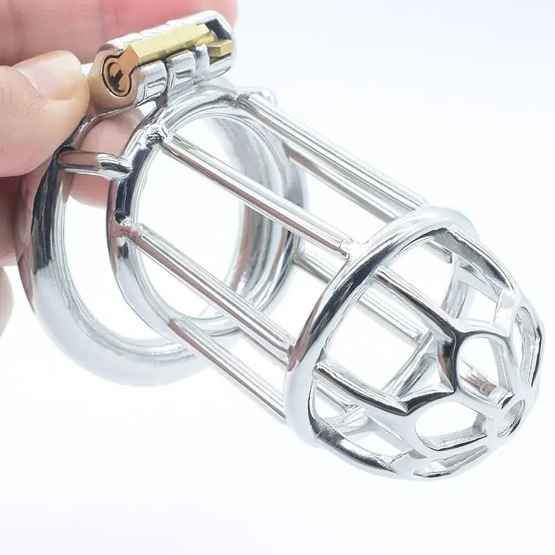 Cage De Chasteté Homme - Métal - Crotale