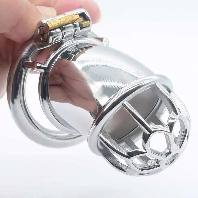 Cage De Chasteté Homme - Métal - Esclave