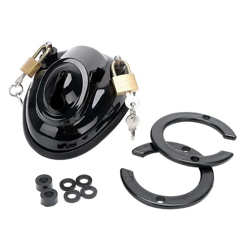 Cage De Chasteté Plastique Le Coffre Noir – Image 3