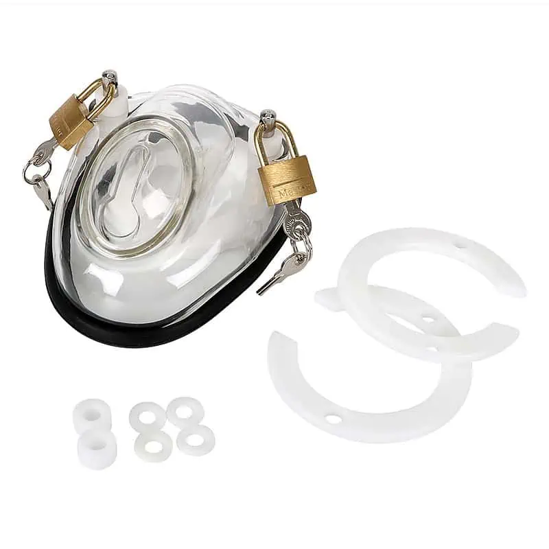 Cage De Chasteté Plastique Le Coffre Transparent – Image 4