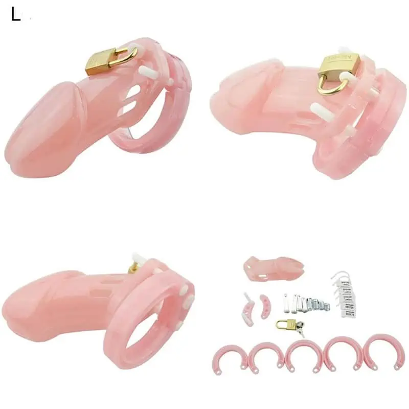 Cage De Chasteté Plastique Gb 6000 Rose – Image 5