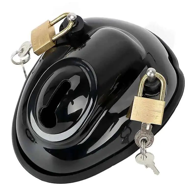Cage De Chasteté Plastique Le Coffre Noir