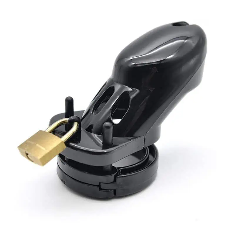Cage De Chasteté Plastique Gb 3000 Noire – Image 3