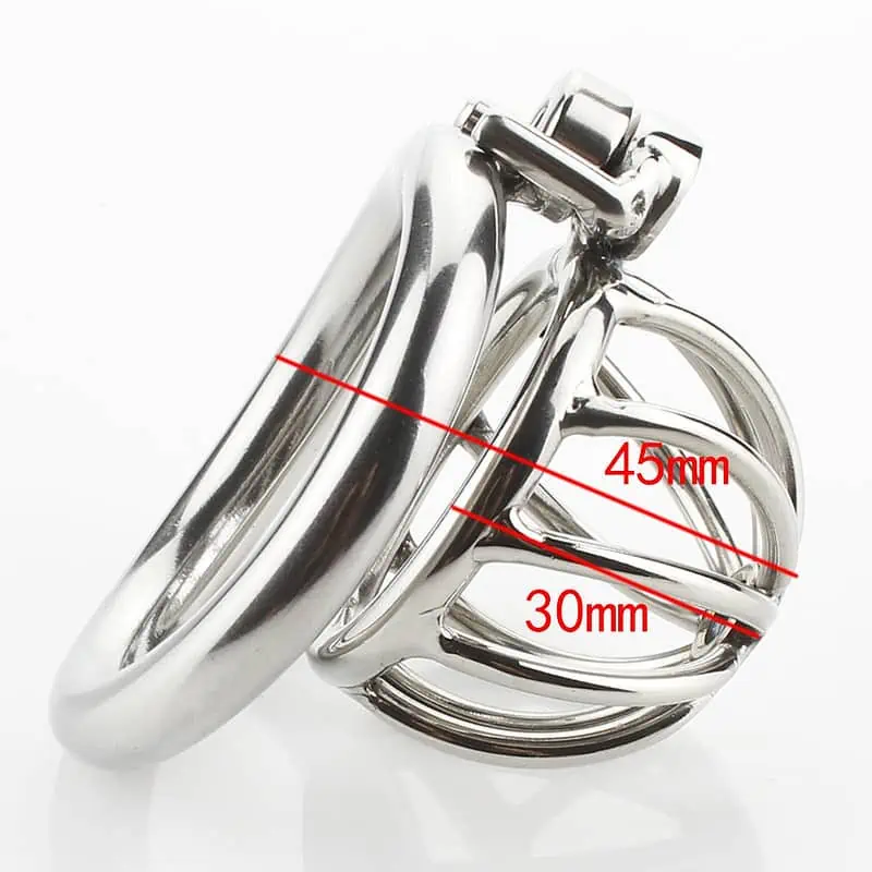 Cage De Chasteté Homme - Métal - Micro Tube – Image 2
