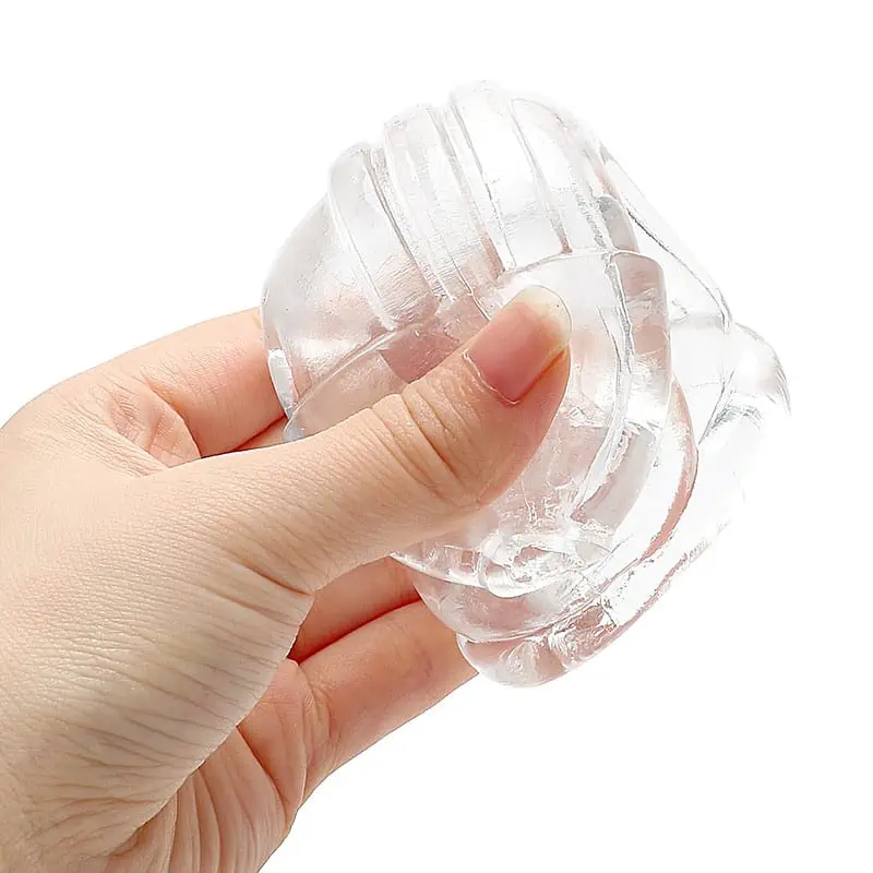 Cage De Chasteté Silicone Délice Transparent – Image 2