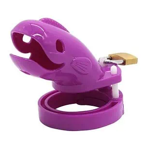 Cage De Chasteté Plastique The Fish Violet