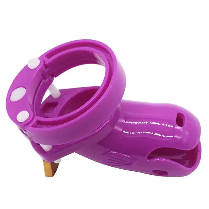 Cage De Chasteté Plastique The Fish Violet – Image 4