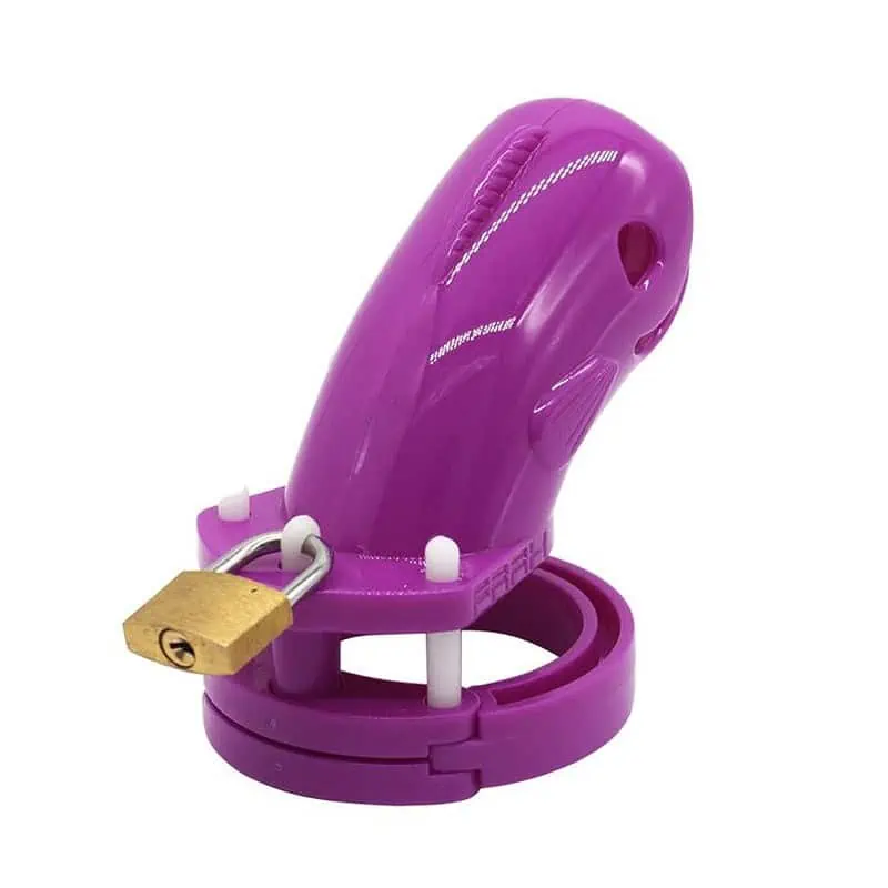Cage De Chasteté Plastique The Fish Violet – Image 3