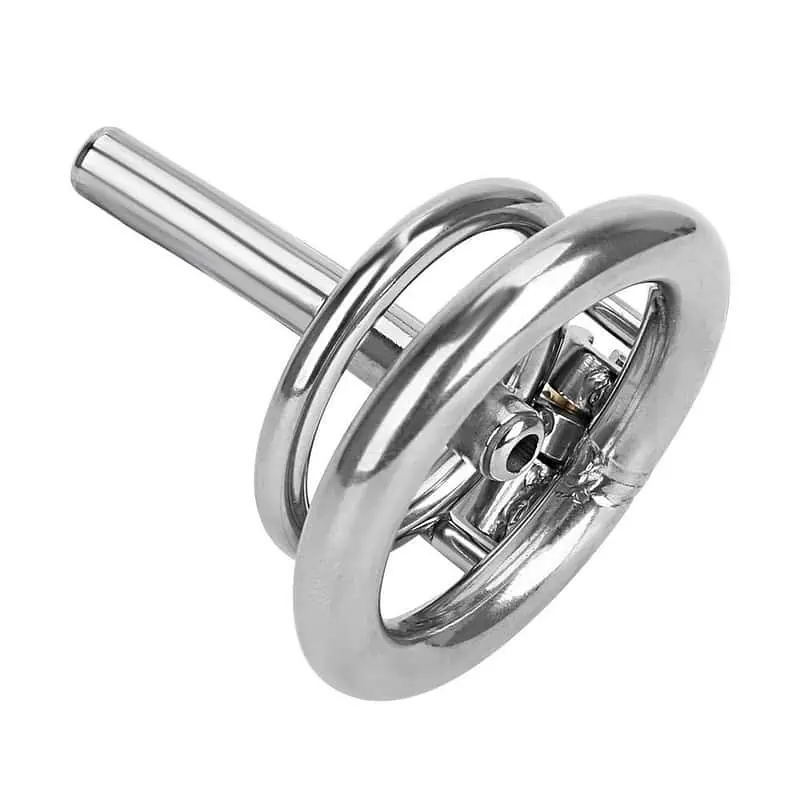 Cage De Chasteté Homme - Acier - Tige Infernal – Image 4