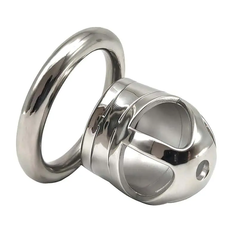 Cage De Chasteté Homme - Métal - La Soumise S – Image 3